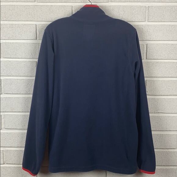 Oshkosh Big Boys Blue & Red Zip Fleece Top Jacket Size 14 - Picture 4 of 8